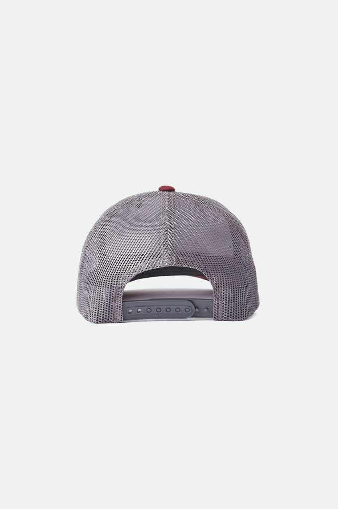 Brixton Crest MP Mesh Cap - Maroon/Grey