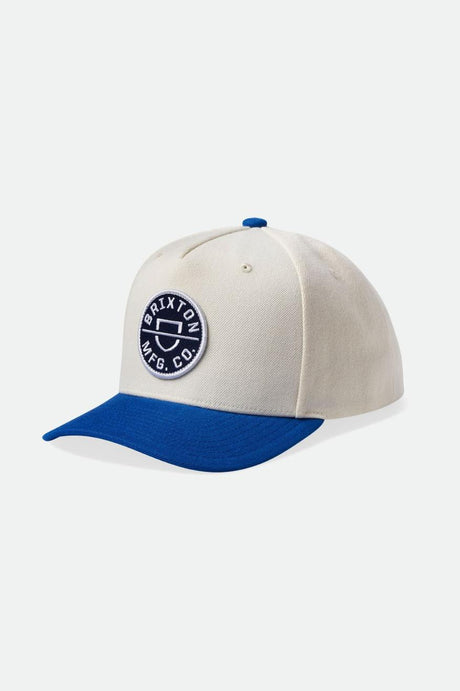 Crest MP Snapback - Whitecap/Pacific Blue