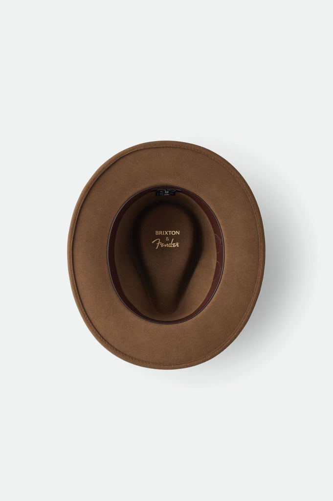 Brixton Brixton x Fender Refugee Fedora - Antique Olive