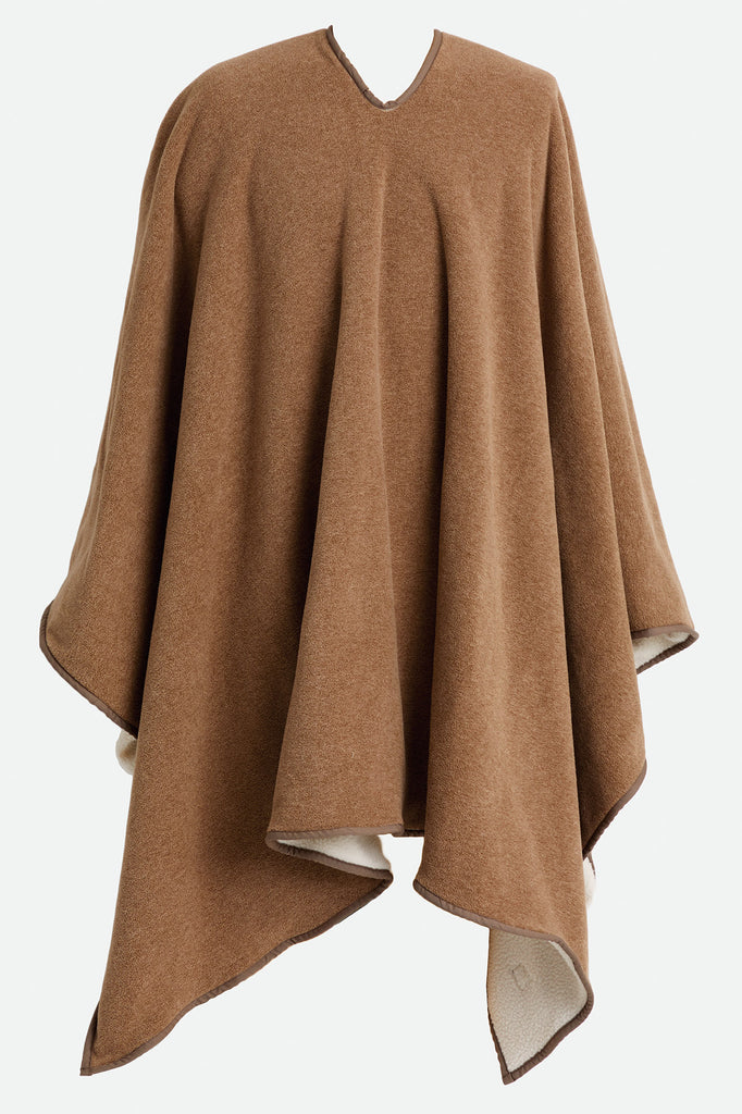 Brixton Bowery Poncho - Oatmeal