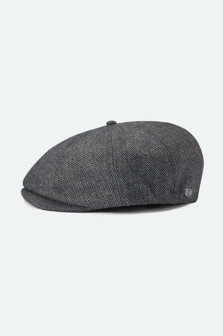 Brixton Unisex Brood Newsboy Cap - Grey/Black | Main