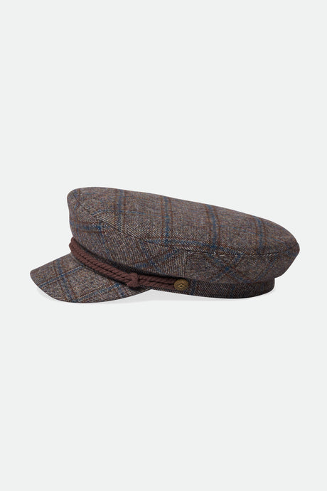 Fiddler Cap - Deep Brown/Navy