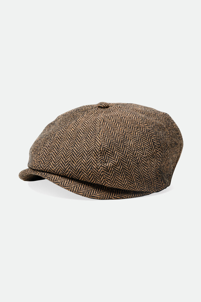 Brixton Baby Baby Brood Snap Cap - Brown/Khaki | Main