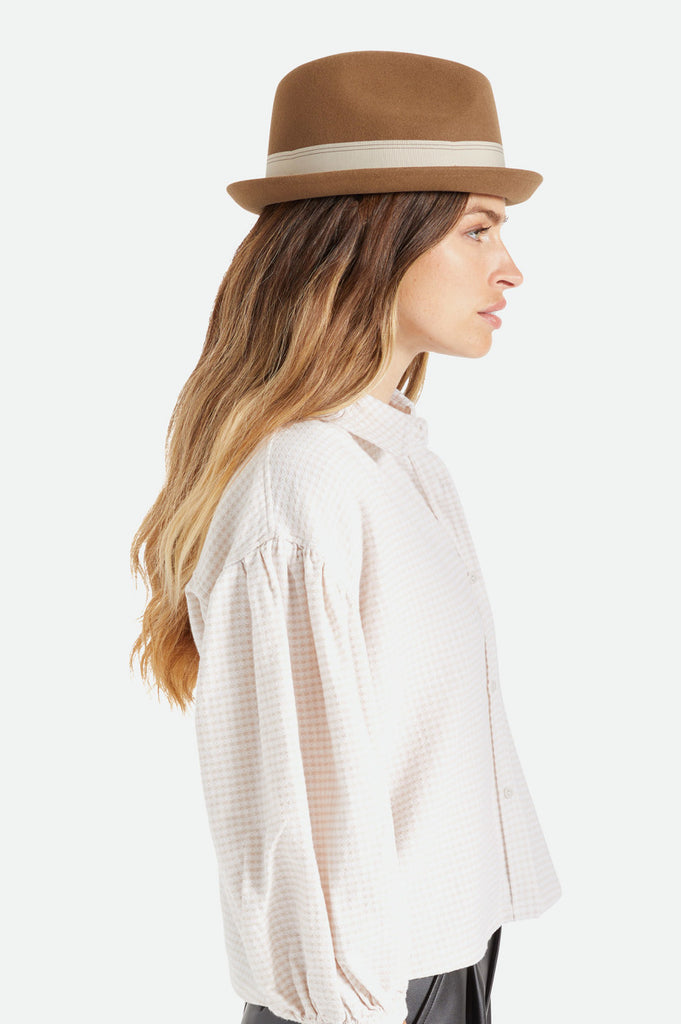 Brixton Gain Fedora - Desert Palm/Safari