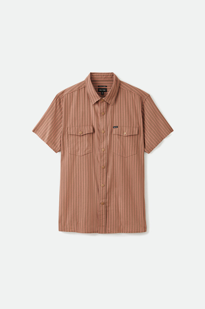 Men's Olson Crossover S/S Woven - Twig/Apricot Jam - Front Side
