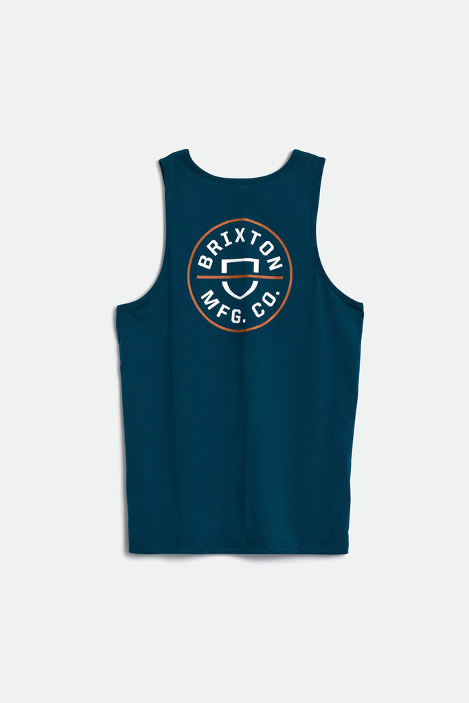 Brixton Crest Tank - Marine Blue