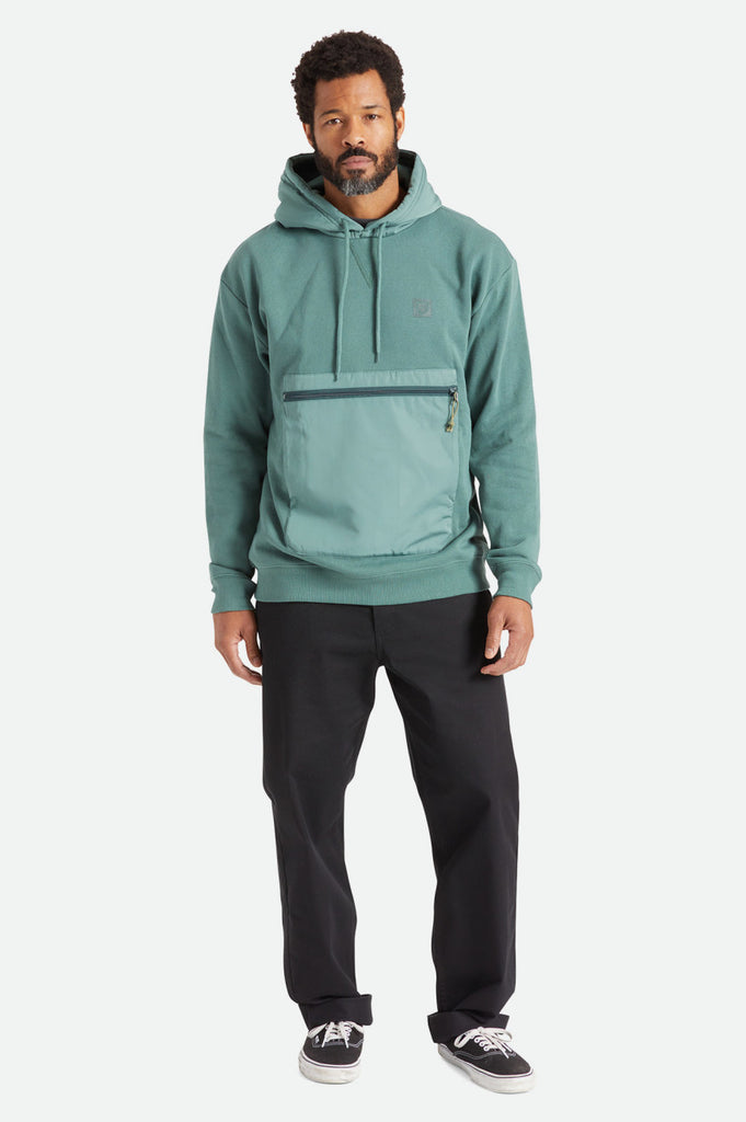 Brixton Utility Recycled Hood - Deep Forest