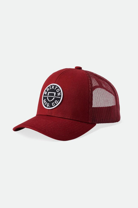 Crest Netplus MP Trucker Hat - Burgundy/Burgundy