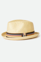 Brixton Unisex Castor Fedora - Tan | Profile