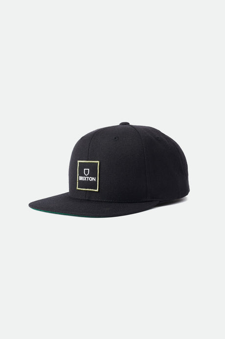 Alpha Square MP Snapback - Black