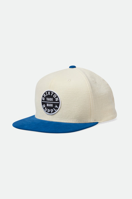 Oath III Snapback - Off White/Sky Blue