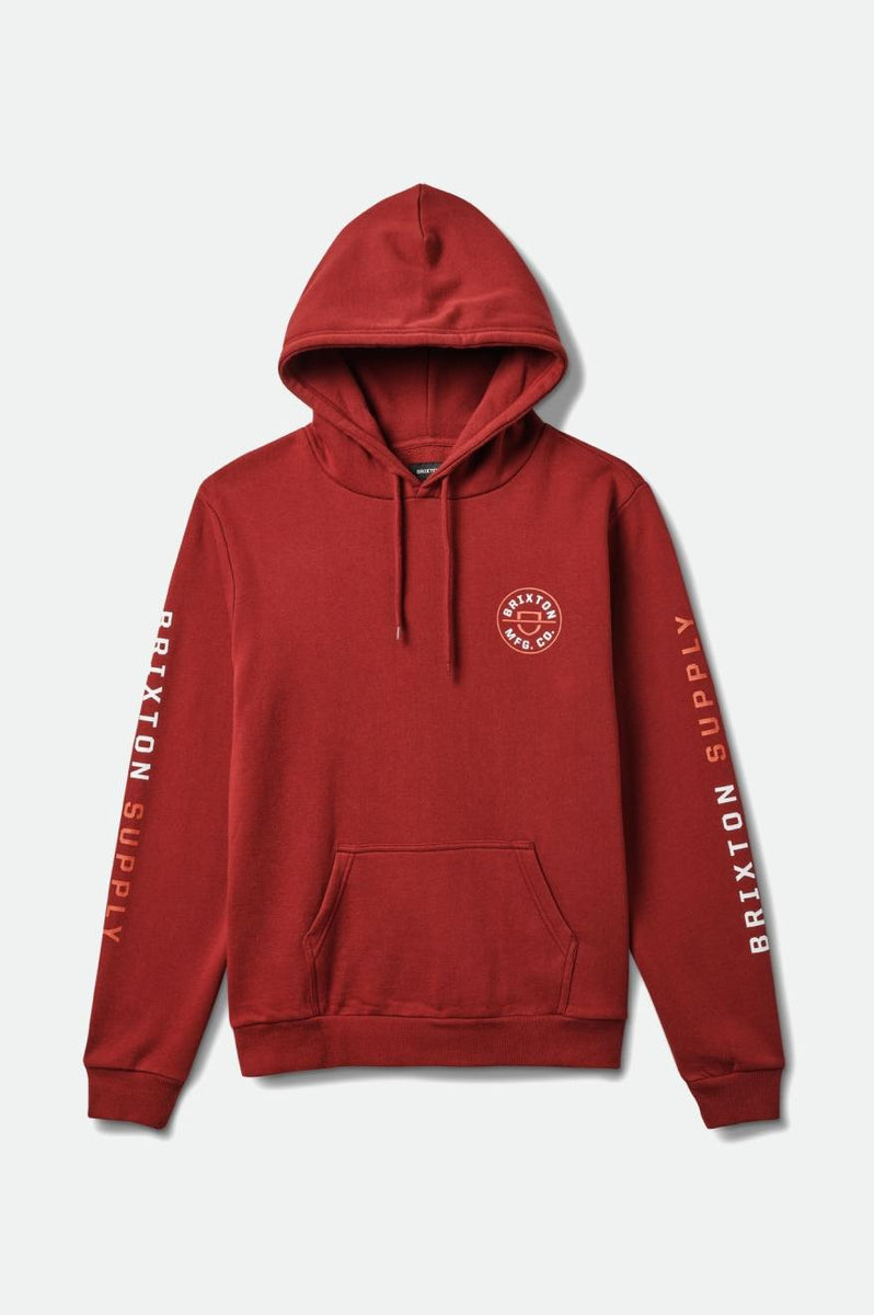 Crest Hood Island Berry/Burnt Orange/White Brixton Europe