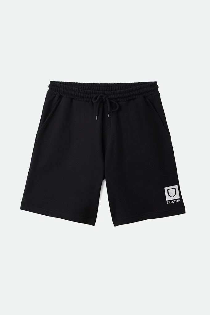 Men's Beta Split Fleece Short - Black - Front Side