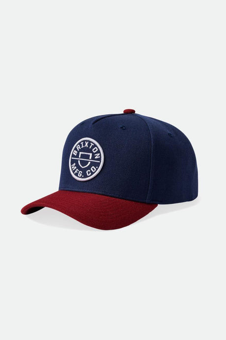 Crest MP Snapback - Washed Navy/Island Berry