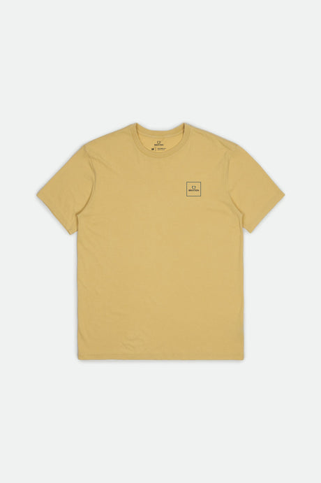 Alpha Square S/S Tailored Tee - Blonde