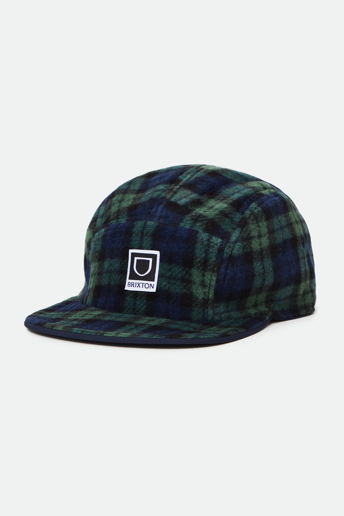 Brixton Beta Reversible LP Camper - Skydiver Blue Plaid/Navy