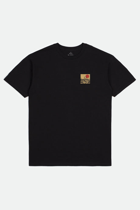 Alpha Block S/S Standard Tee - Black/Blonde