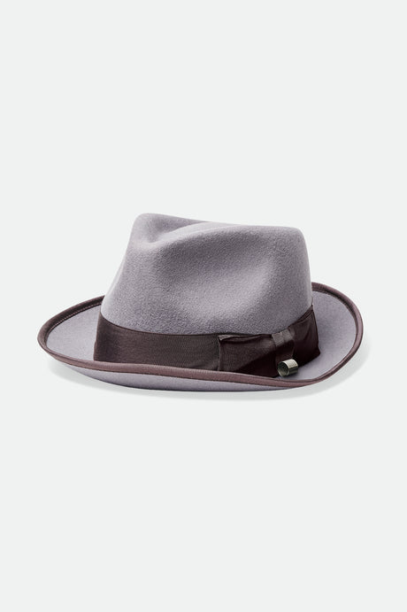 Unisex Champ Fedora - Light Grey - Front Side