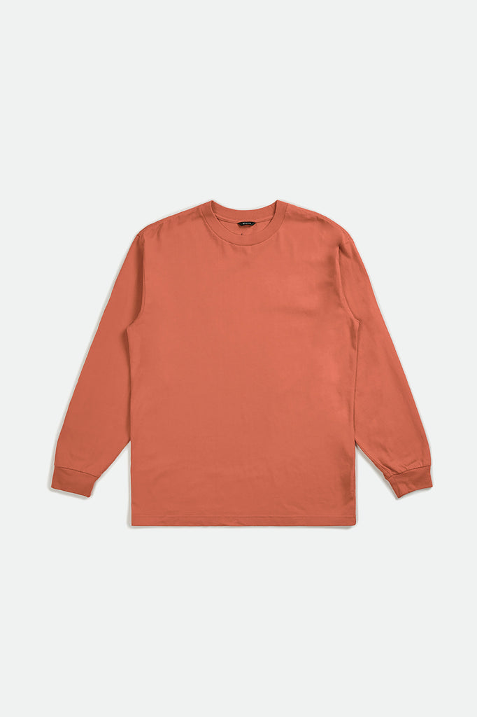 Men's Basic L/S Tee - Apricot Jam - Front Side