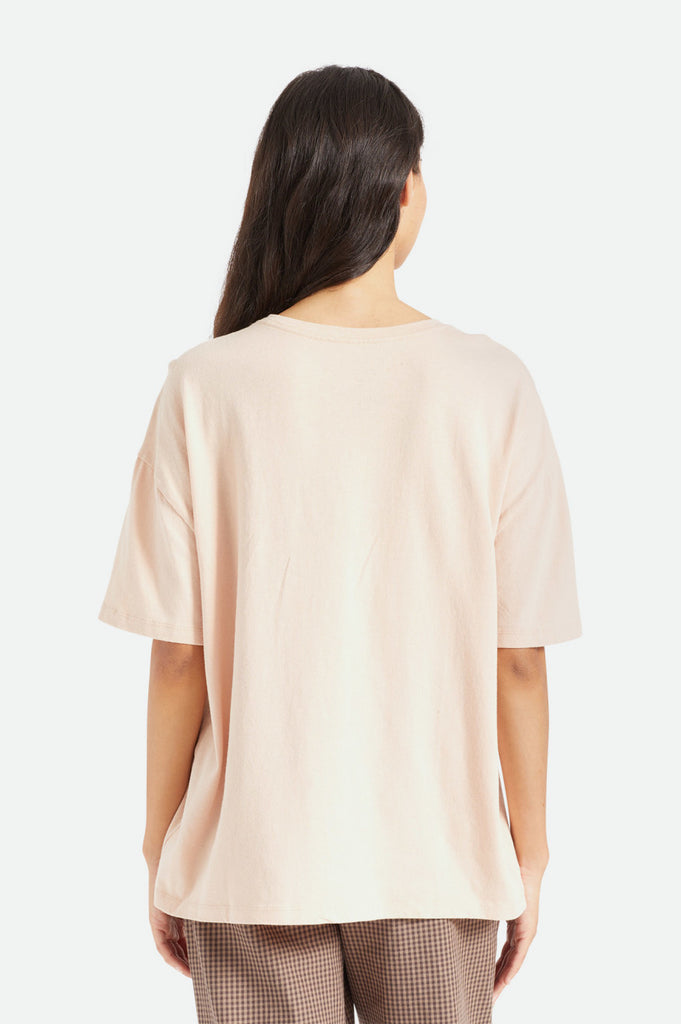 Brixton Moonlight Oversized Boyfriend Tee - Rose Dust