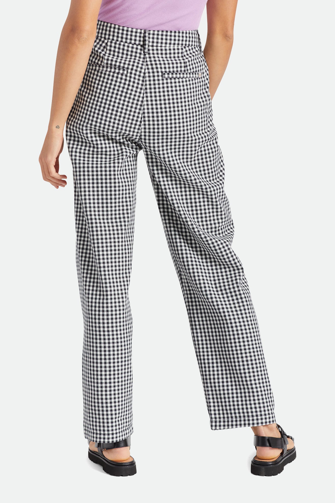 Women's Victory Trouser Pant Black Gingham – Brixton Europe
