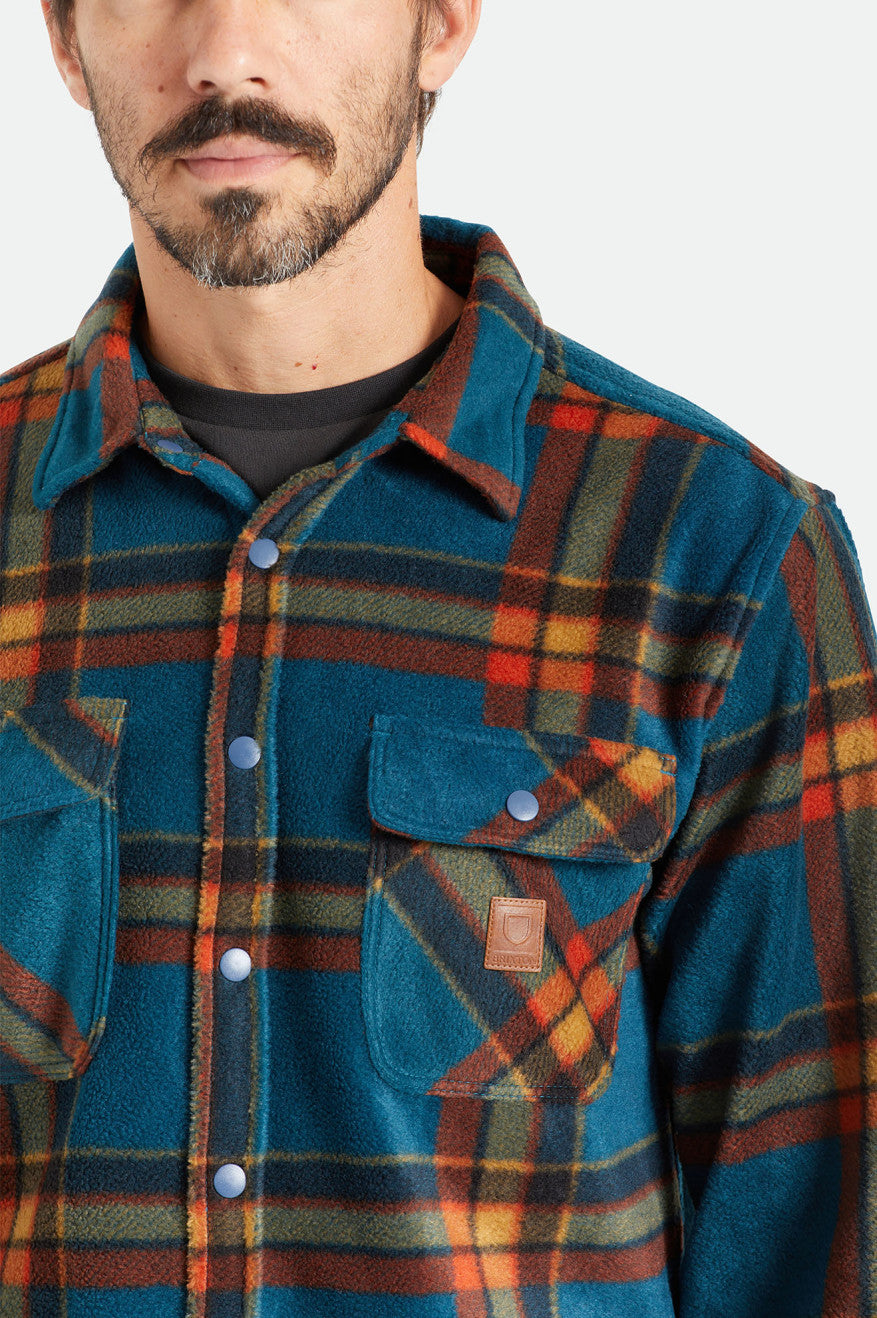 Brixton Bowery Arctic Stretch Fleece Shirt