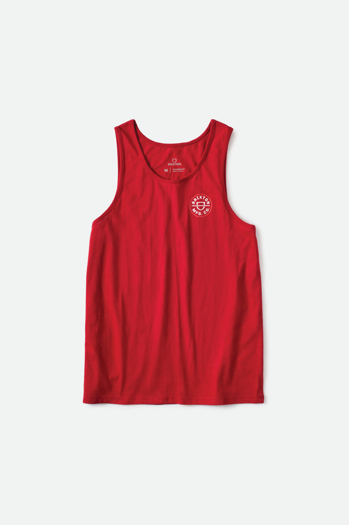 Brixton Crest Tank - Crimson