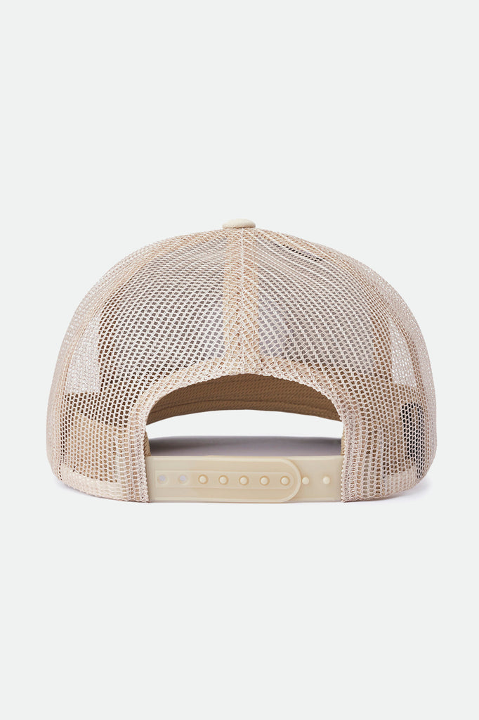 Unisex Crest Crossover MP Mesh Cap - Twig/Vanilla - Back Side