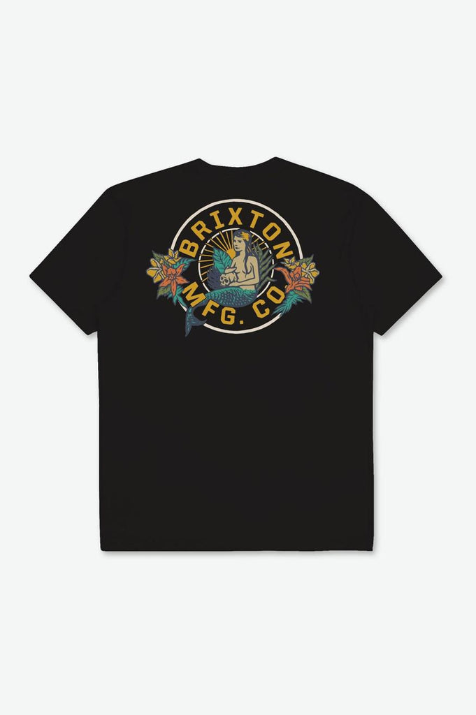 Brixton Geneva S/S Standard Tee - Black Worn Wash