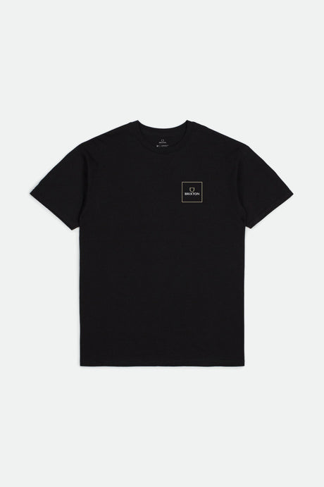 Alpha Square S/S Standard Tee - Black