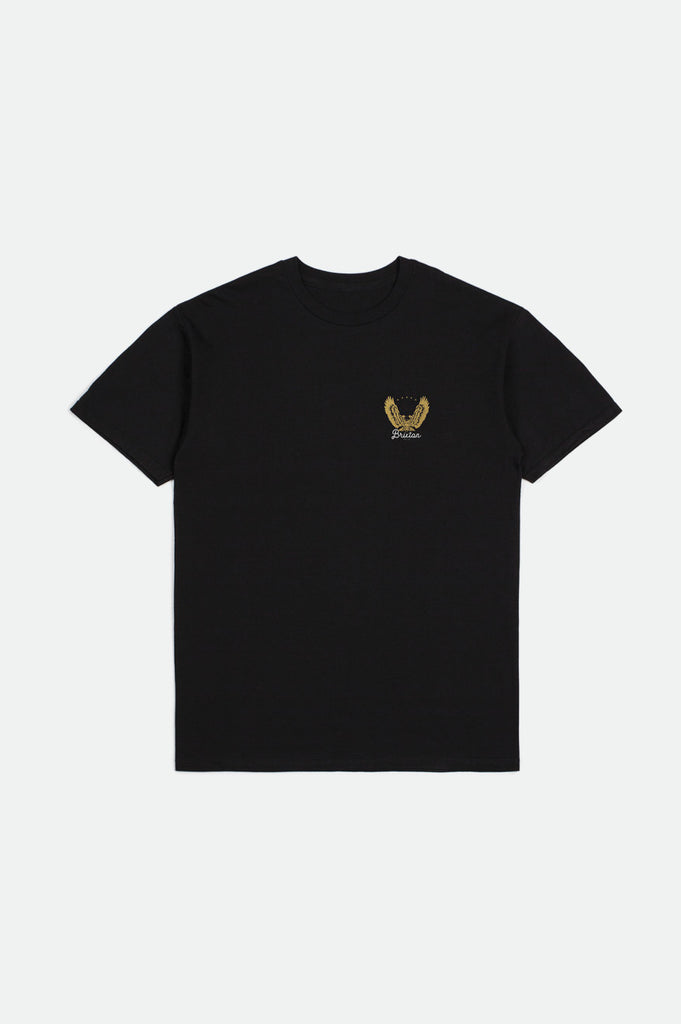 Brixton Talon S/S Standard Tee - Black/Gold