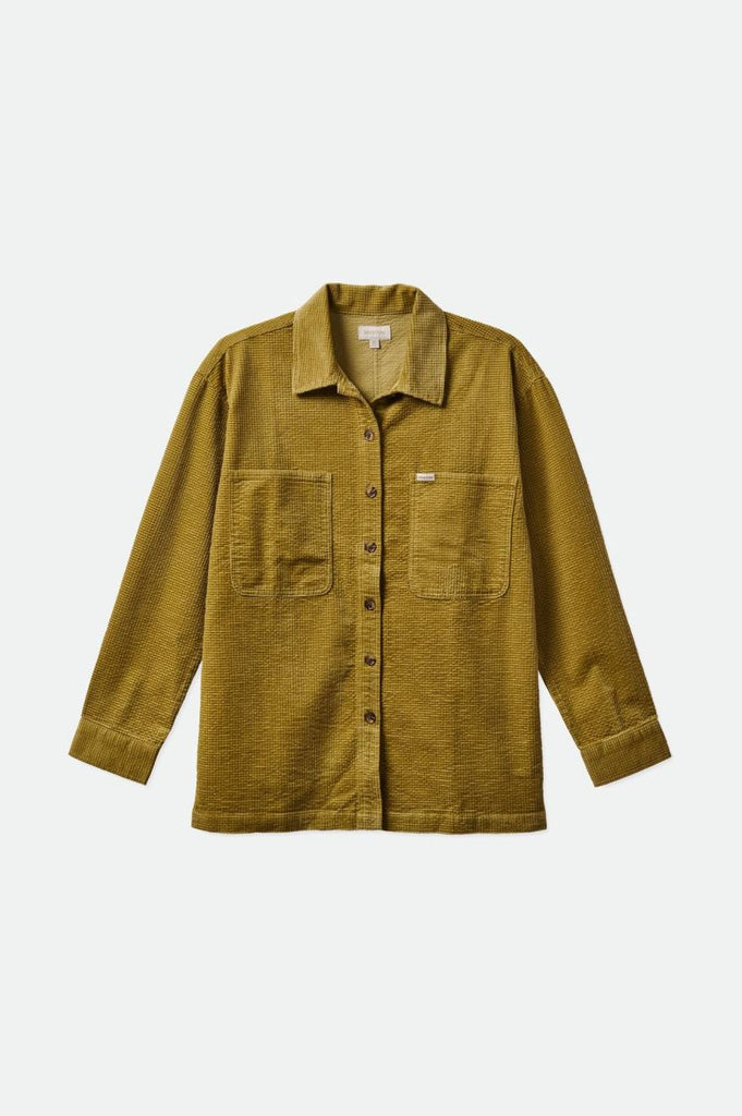 Brixton Dundee Corduroy Overshirt - Willow