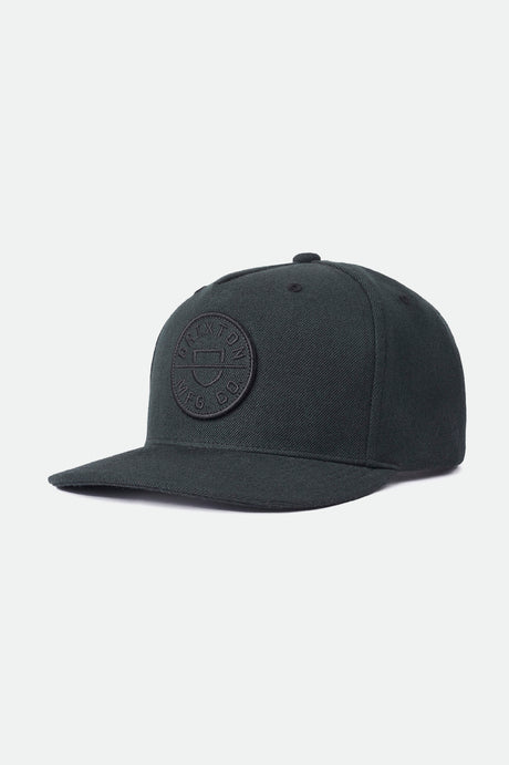 Unisex Crest C MP Snapback - Pigment Black - Front Side