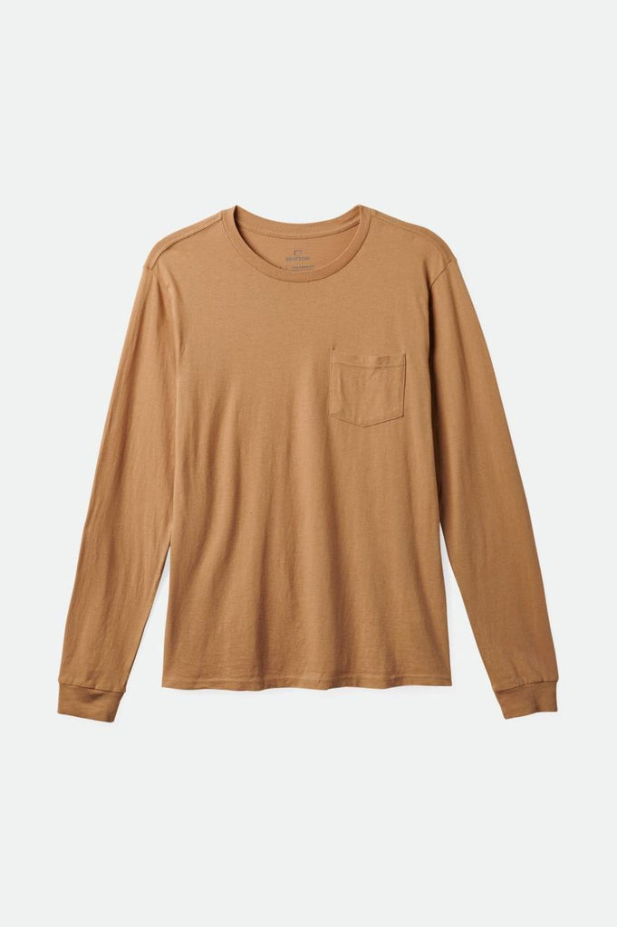 Brixton Basic L/S Pocket Tee - Mojave