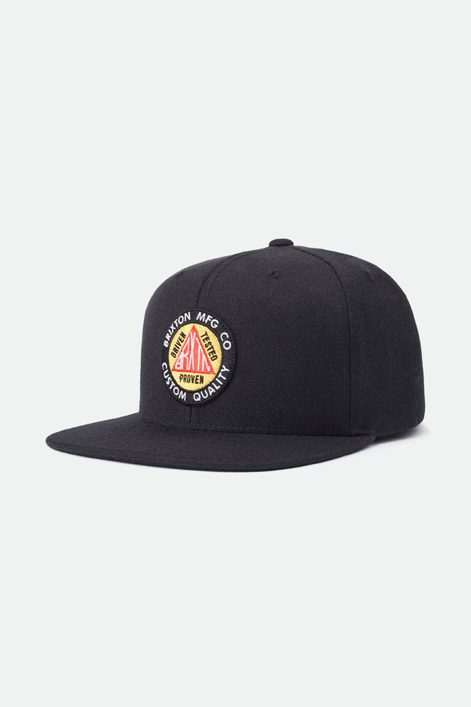 Unisex Mason MP Snapback - Black - Front Side