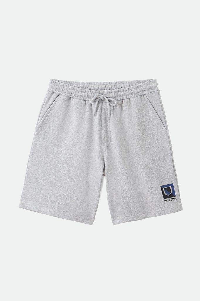 Men's Beta Split Fleece Short - Heather Grey - Front Side