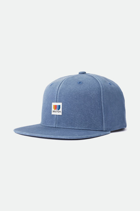 Unisex Alton MP Snapback - Washed Slate - Front Side