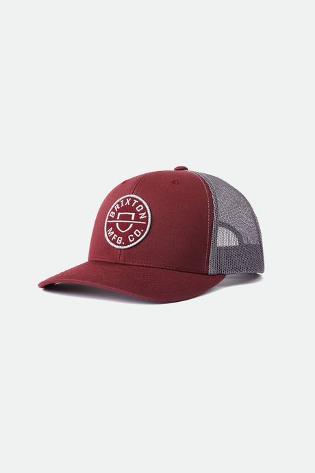 Crest MP Mesh Cap - Maroon/Grey