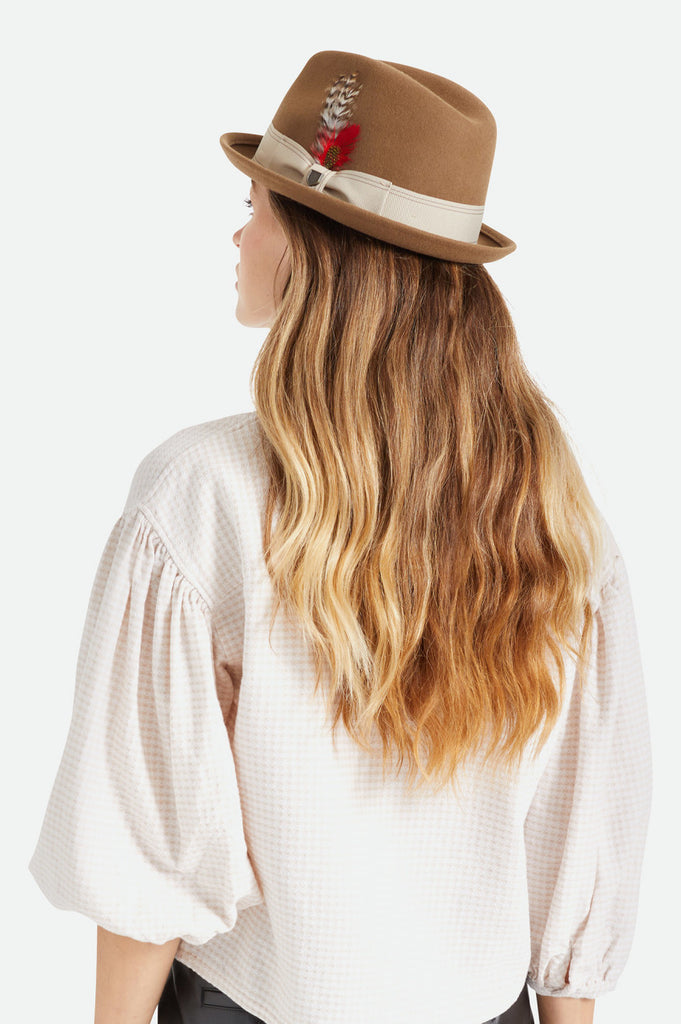 Brixton Gain Fedora - Desert Palm/Safari