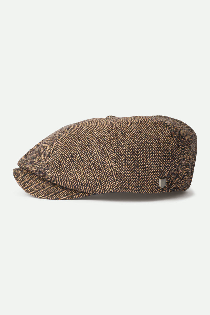 Brixton Unisex Brood Newsboy Cap - Brown/Khaki | Extra Shot