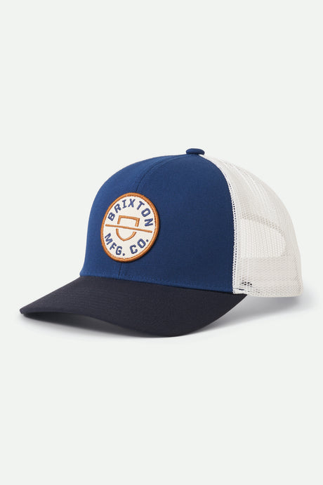 Crest NetPlus MP Trucker Hat - Washed Navy/Joe Bue/White